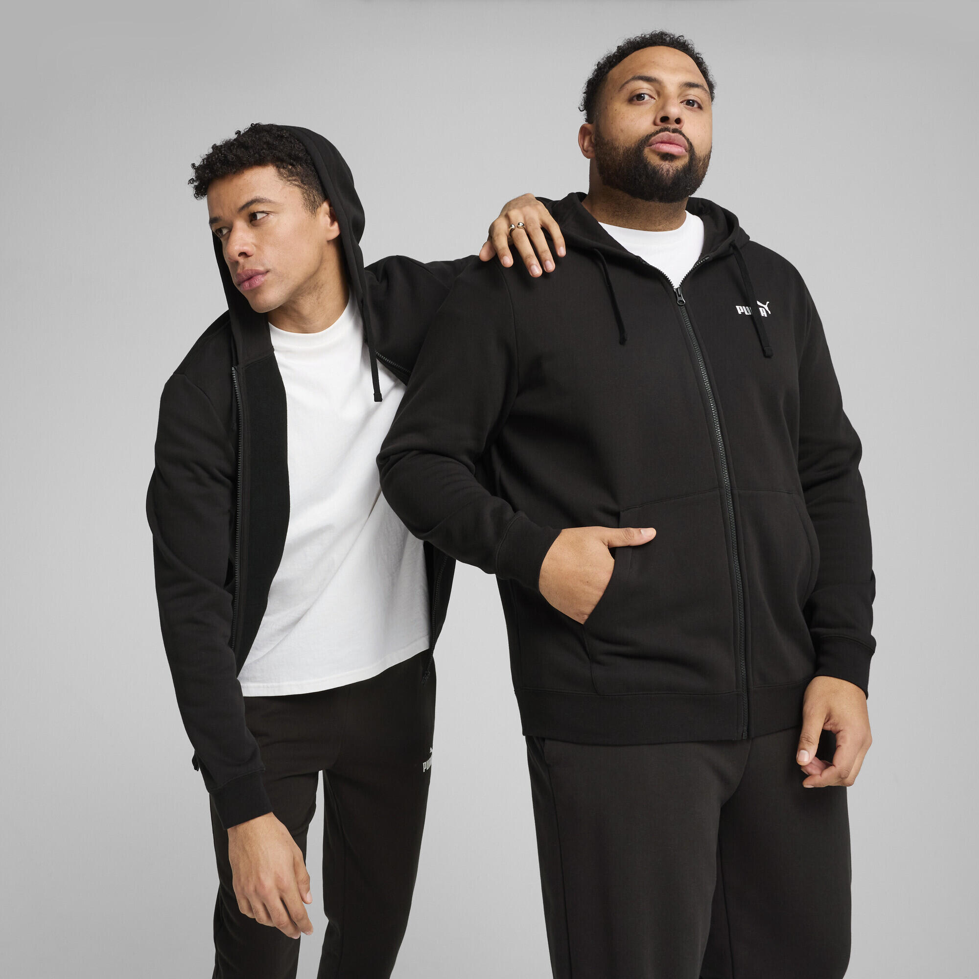 Hoodie zippé avec logo N° 1 Essentials Homme PUMA 2/7
