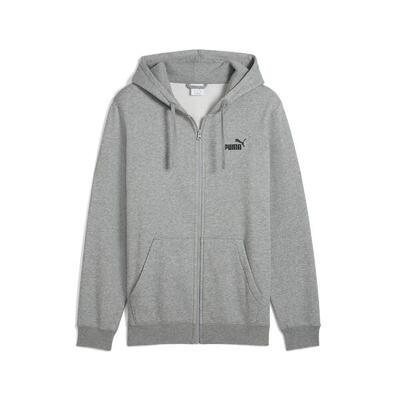 Essentials No. 1 Logo Kapuzenjacke Herren PUMA Medium Gray Heather