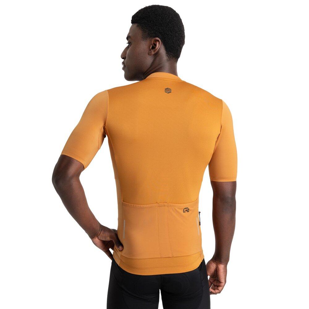 Tricou de cu mânecă scurtă pentru din țesături reciclate M6R Apricot Portoc 2/8