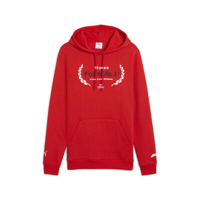 F1® essentials logo grafische hoodie voor heren puma pop red