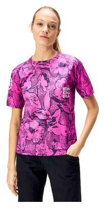 Endura Damen Kurzarm-Trikot Grid Floral Limited Edition Rosa