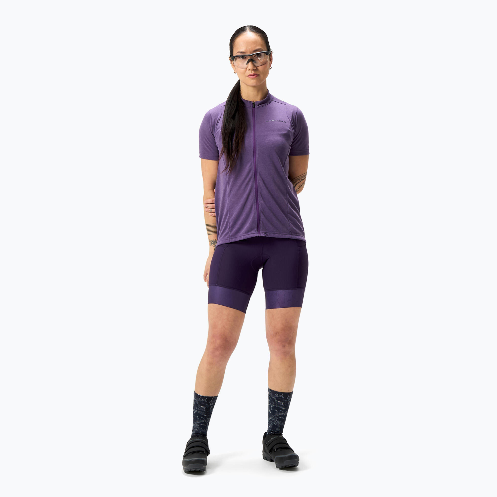 Koszulka rowerowa damska Endura Loop Zipped