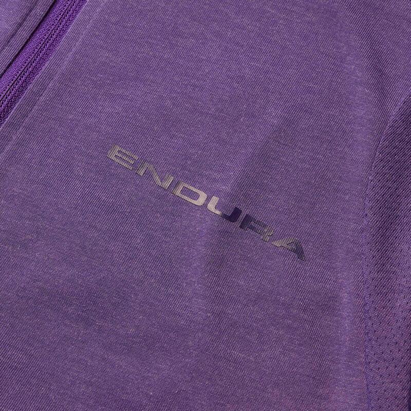 Tricou de ciclism pentru femei Endura Loop cu fermoar