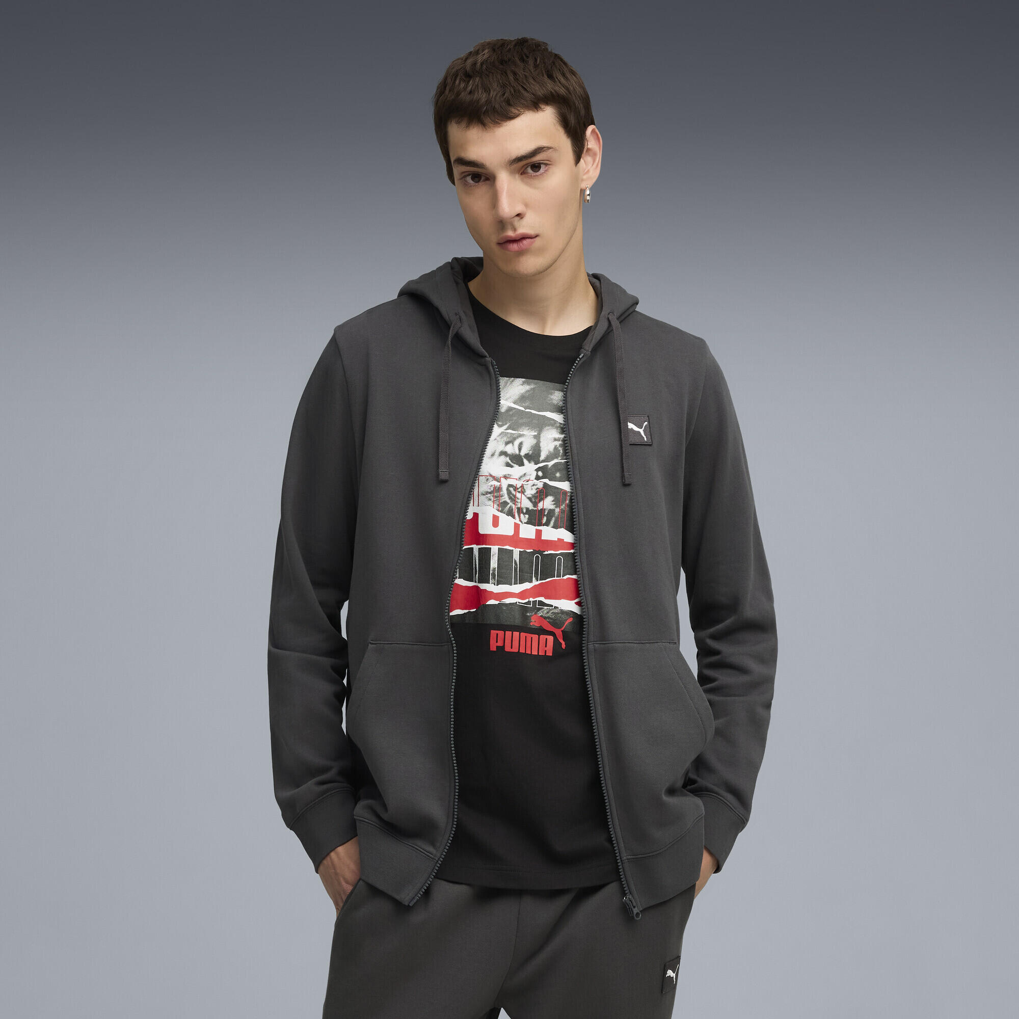Felpa con cappuccio Essentials Elevated da uomo PUMA 2/7