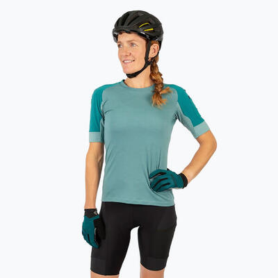 Maglia Endura GV500 da donna a manica corta verde