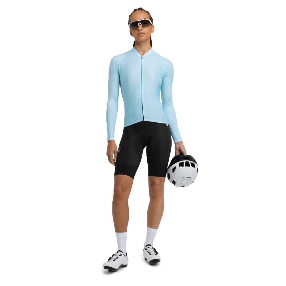 Camisola ultraleve de ciclismo mulher M2 Prix Turquesa 3/8