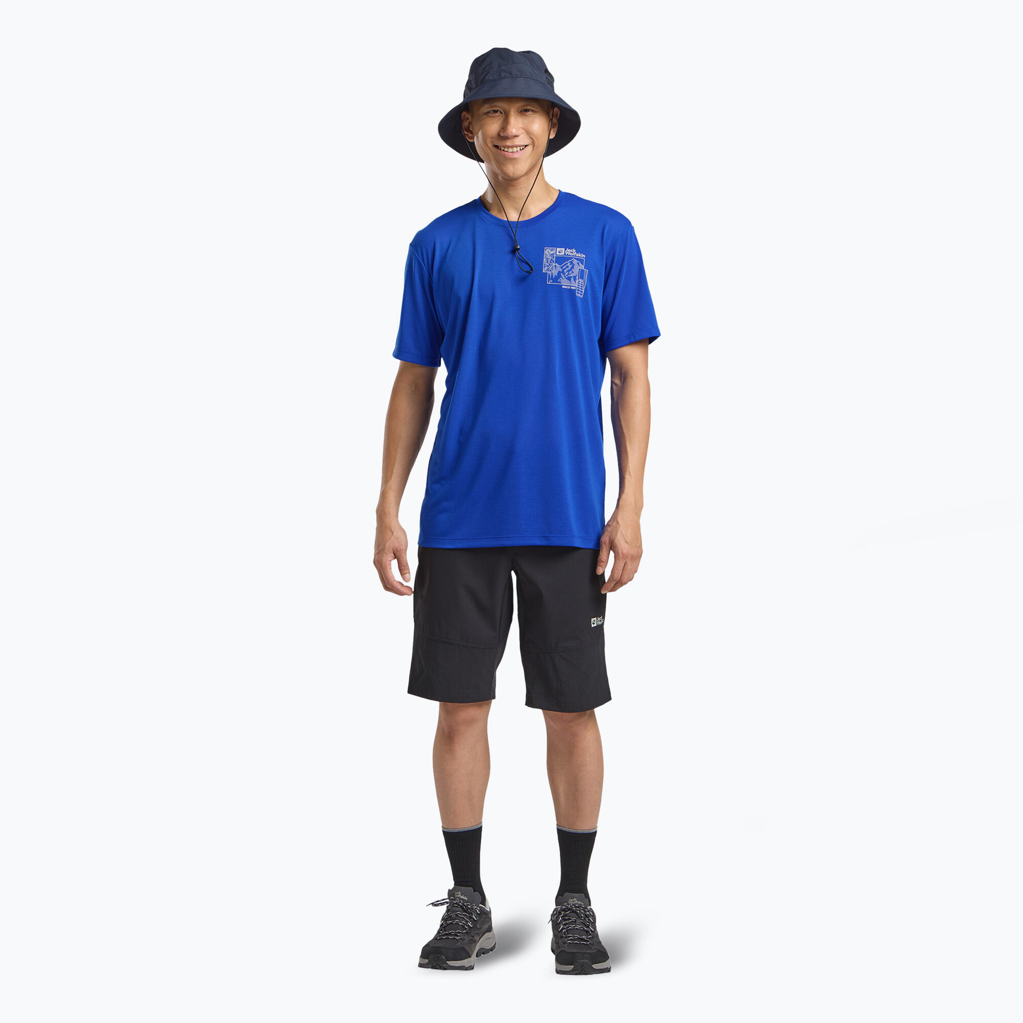 T-shirt de trekking homme Jack Wolfskin Vonnan Graphic explore 1/5