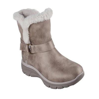 Botas Planas Mujer Skechers Skechers Slip-ins Relaxed Fit Marrón