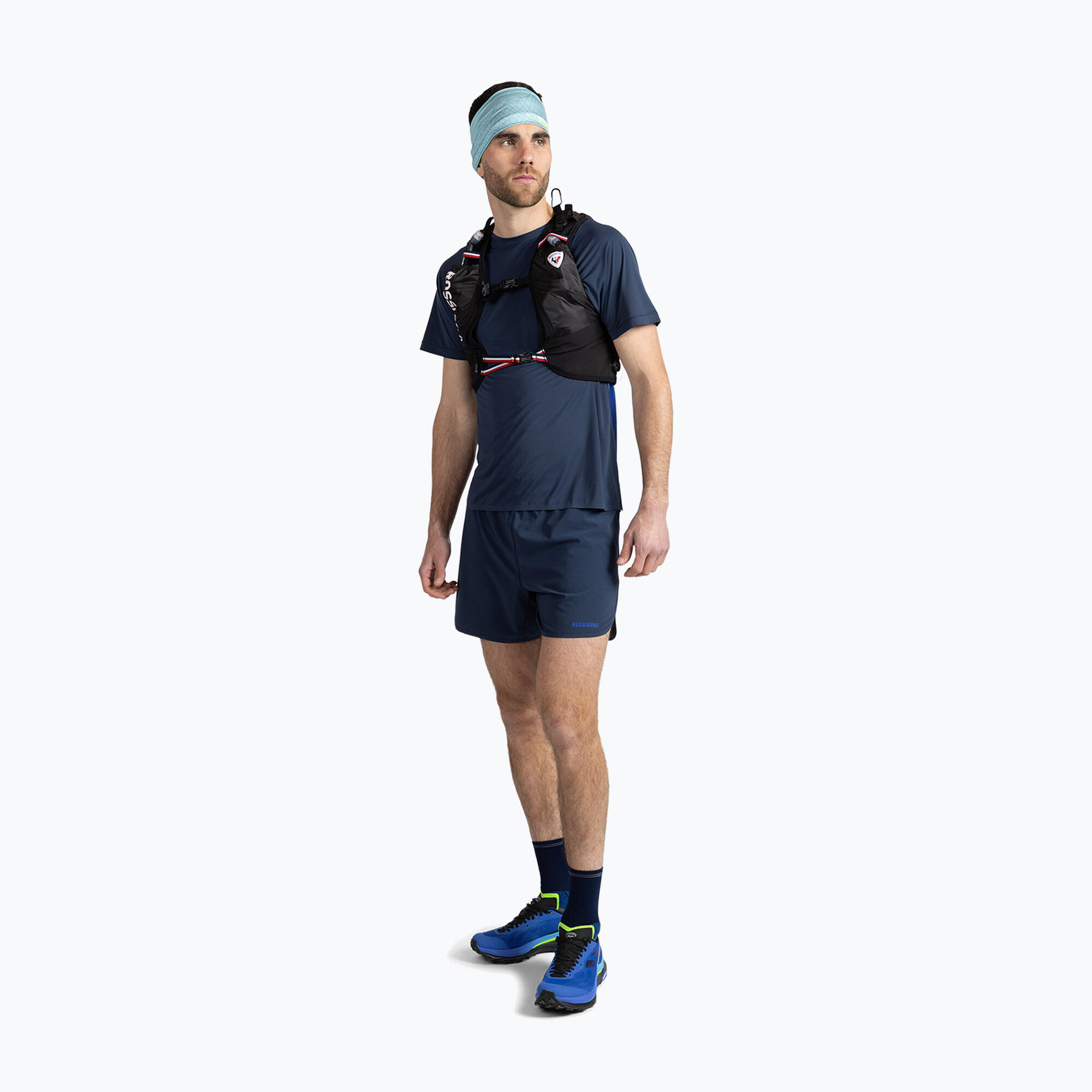 Rossignol - T-shirt De Course À Pied Homme Rossignol Sapa Tee - T-shirt Manches Courtes - Bleu - Decathlon
