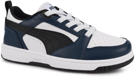 Buty sneakersy sportowe dziecięce elastyczne sznurówki granatowe PUMA