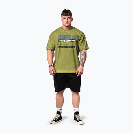 NEBBIA Washed-Off Heritage trainingsshirt