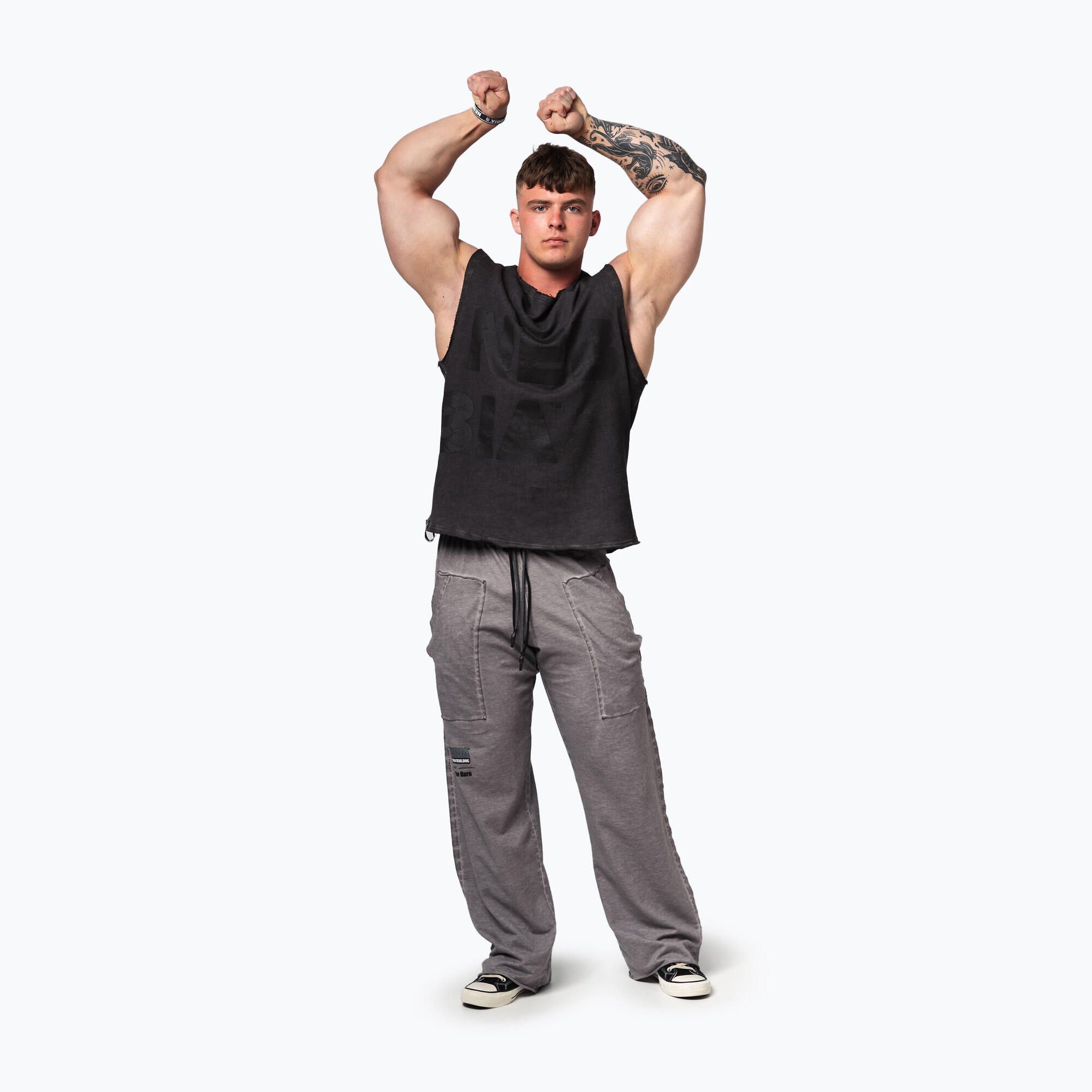 Camiseta de treino masculina Washed-Off Beastin 3/5