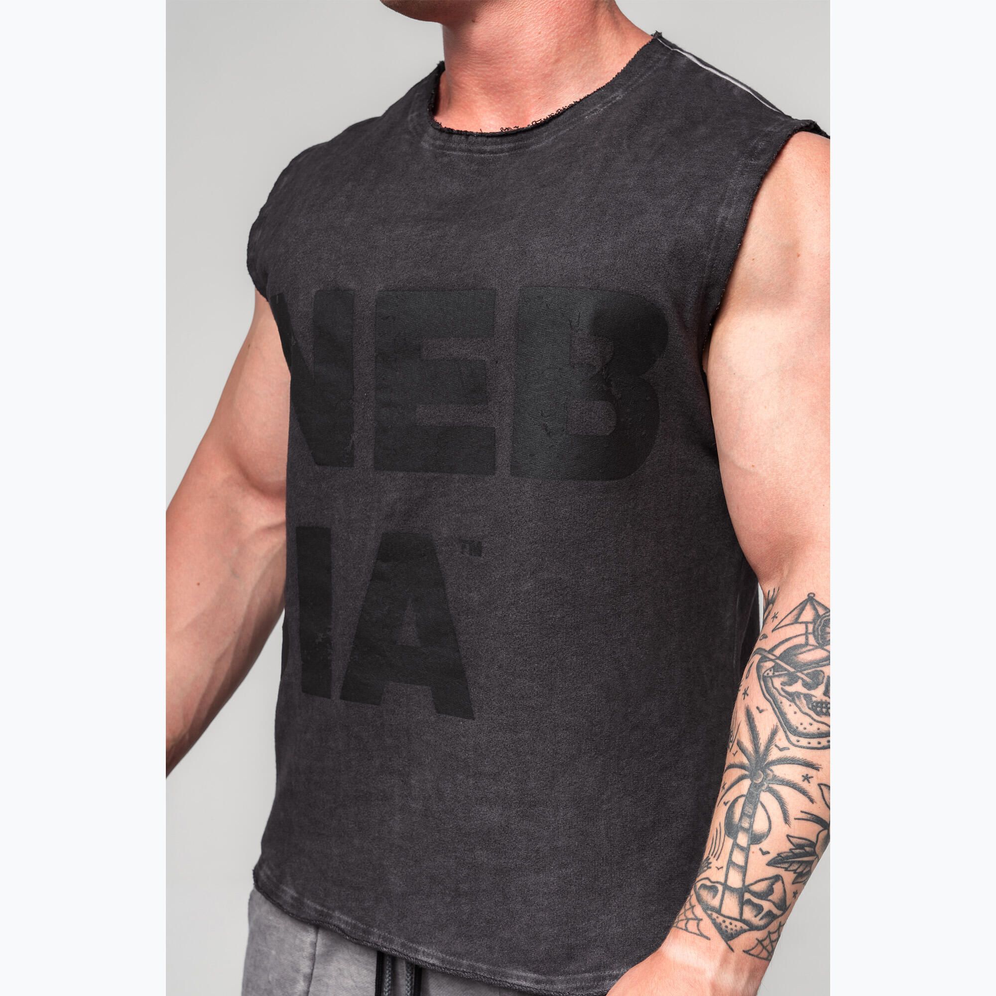 Camiseta de treino masculina Washed-Off Beastin 4/5