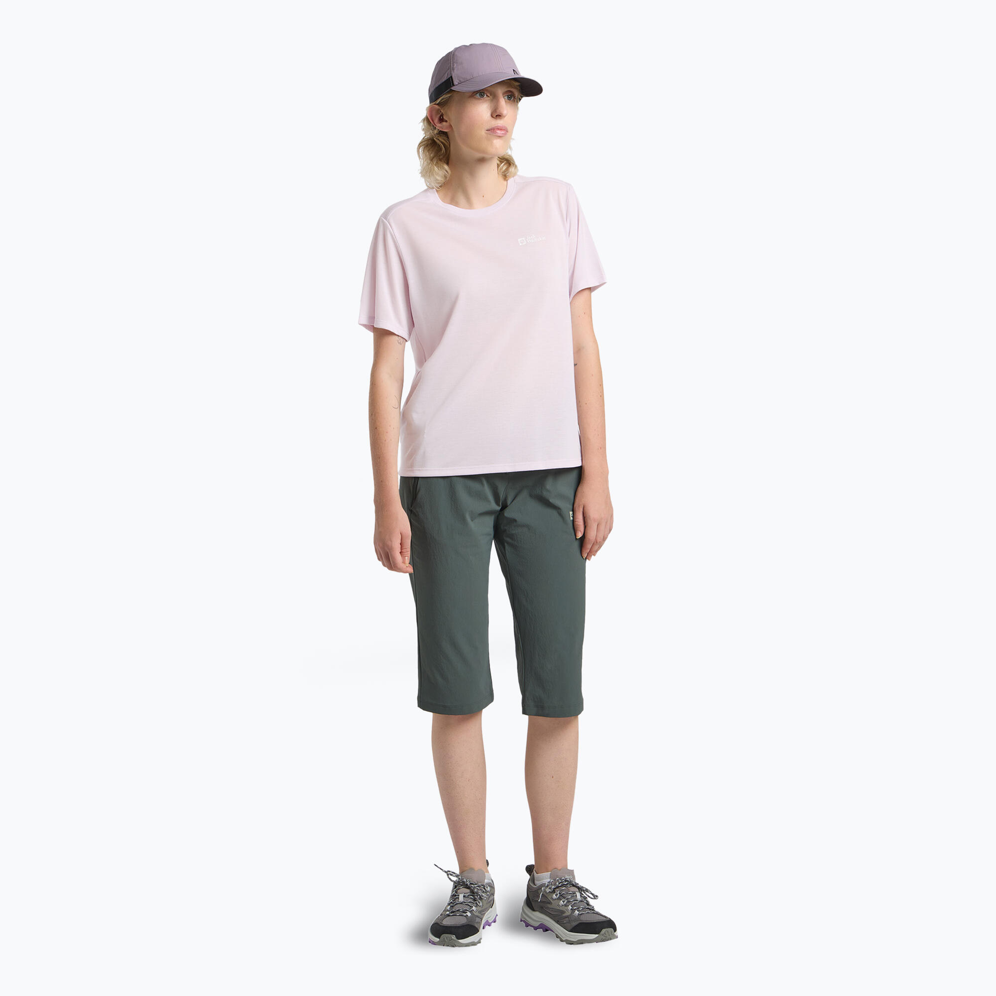 Jack Wolfskin - T-shirt De Trekking Pour Femme Jack Wolfskin Vonnan - T-shirt Manches Courtes - Rose - Decathlon