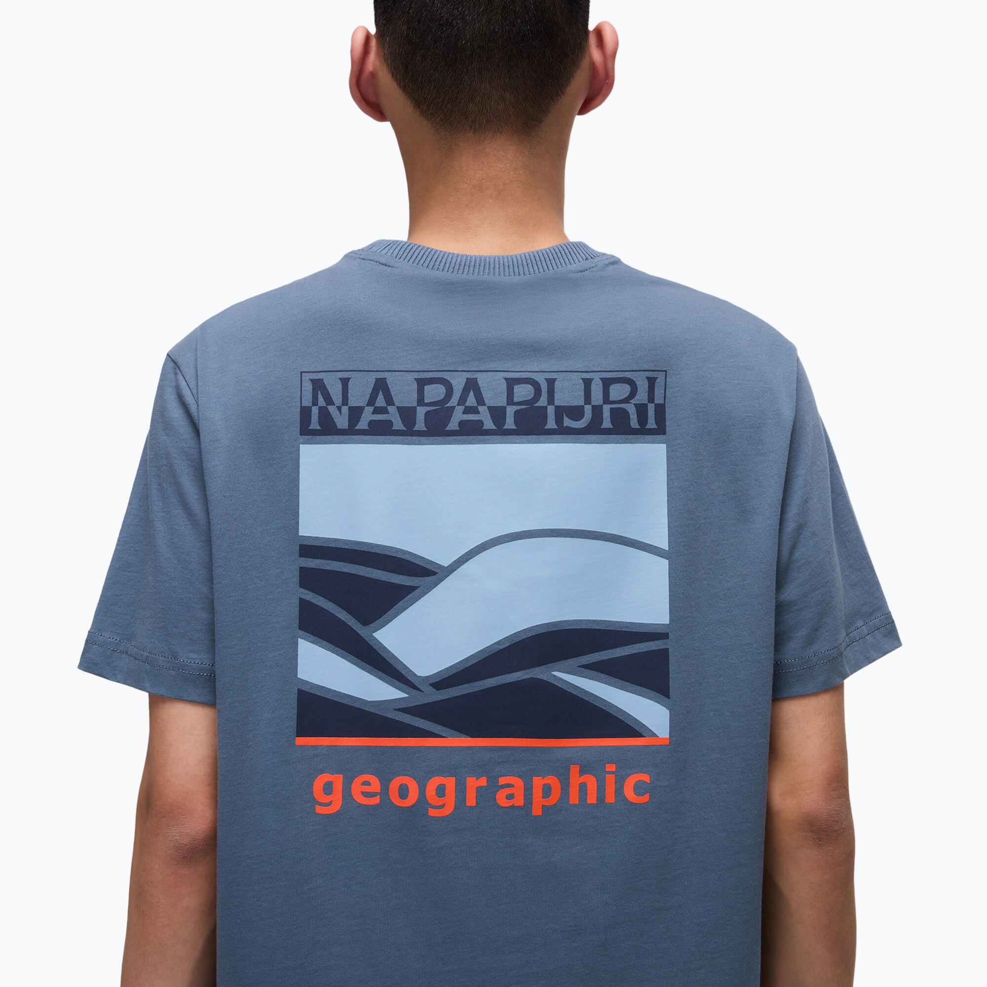 Camiseta de hombre Napapijri S-Sovana stormy weat G1Y 3/5