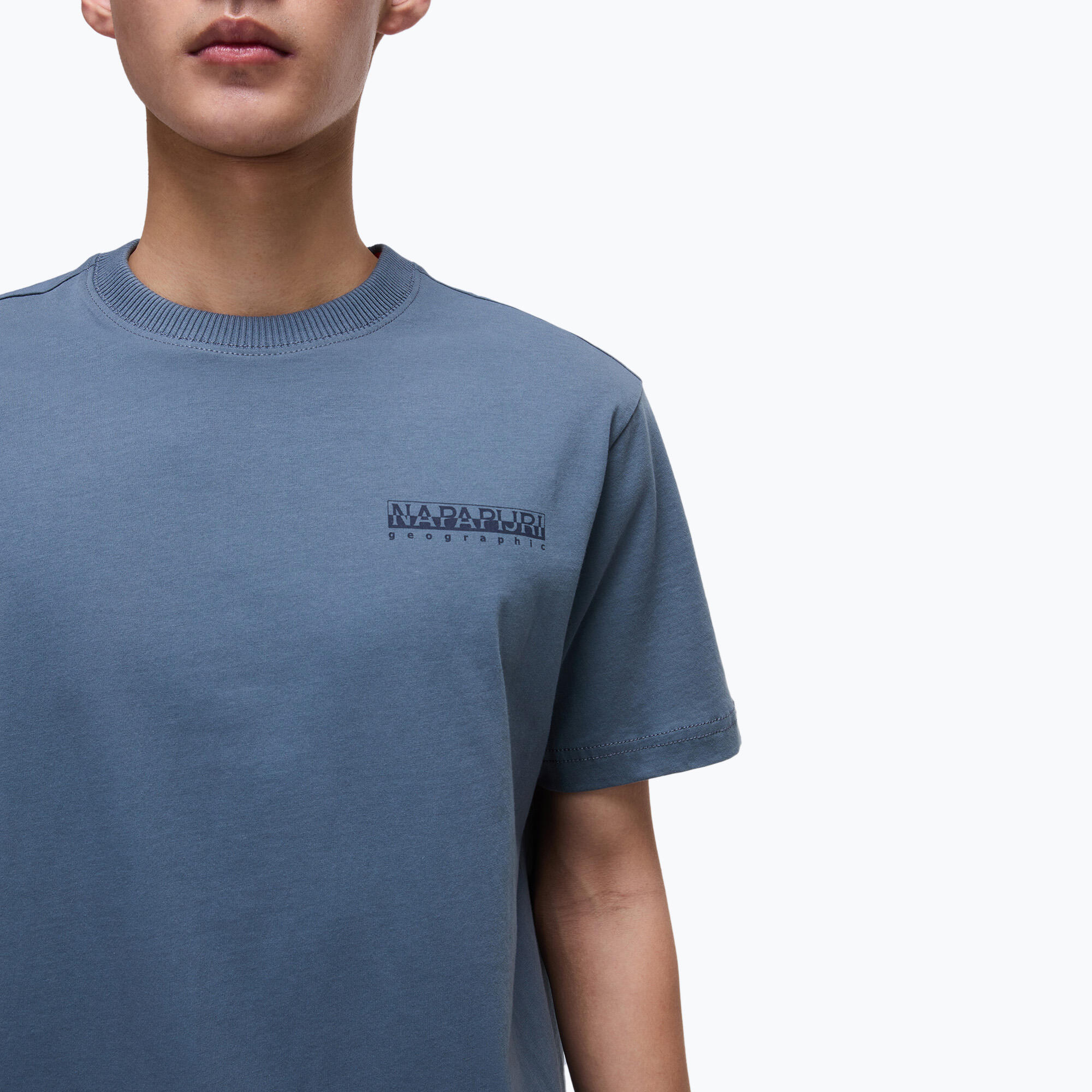 Camiseta de hombre Napapijri S-Sovana stormy weat G1Y 2/5
