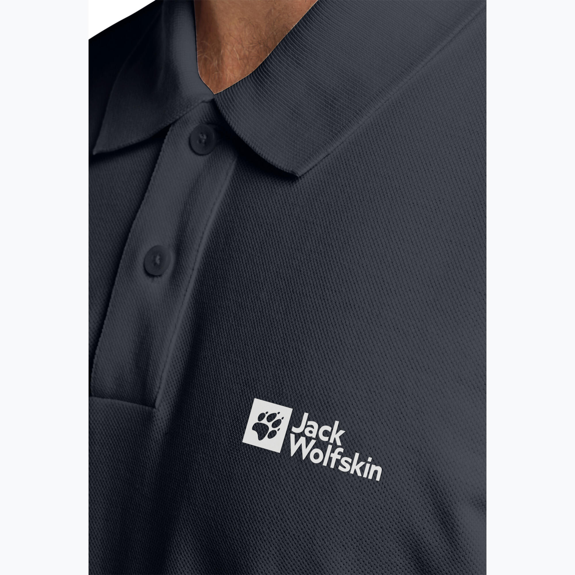 Polo homme Jack Wolfskin Essential 3/5