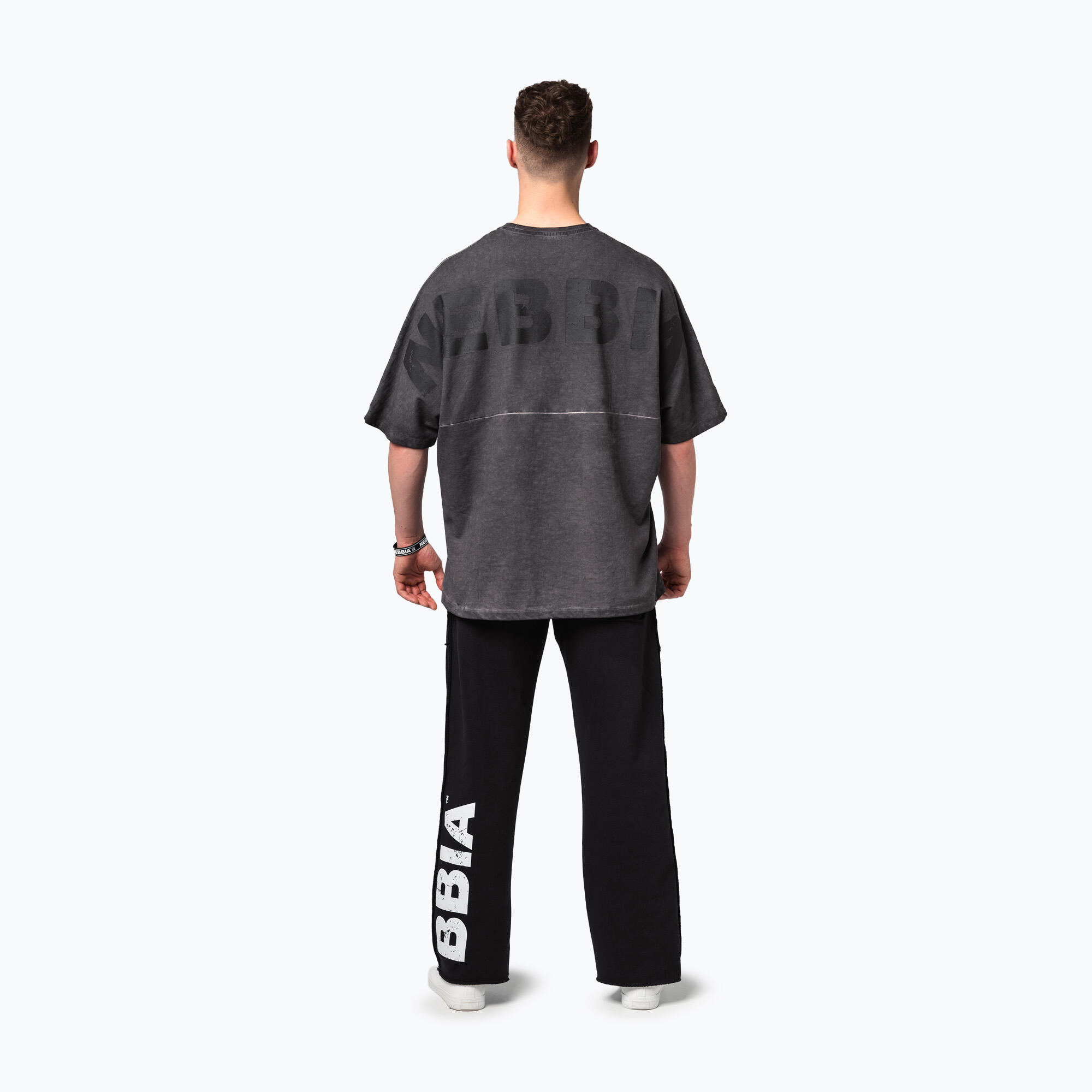 T-shirt d'entraînement homme NEBBIA Washed-Off Heavyweight No Shortcuts 2/5