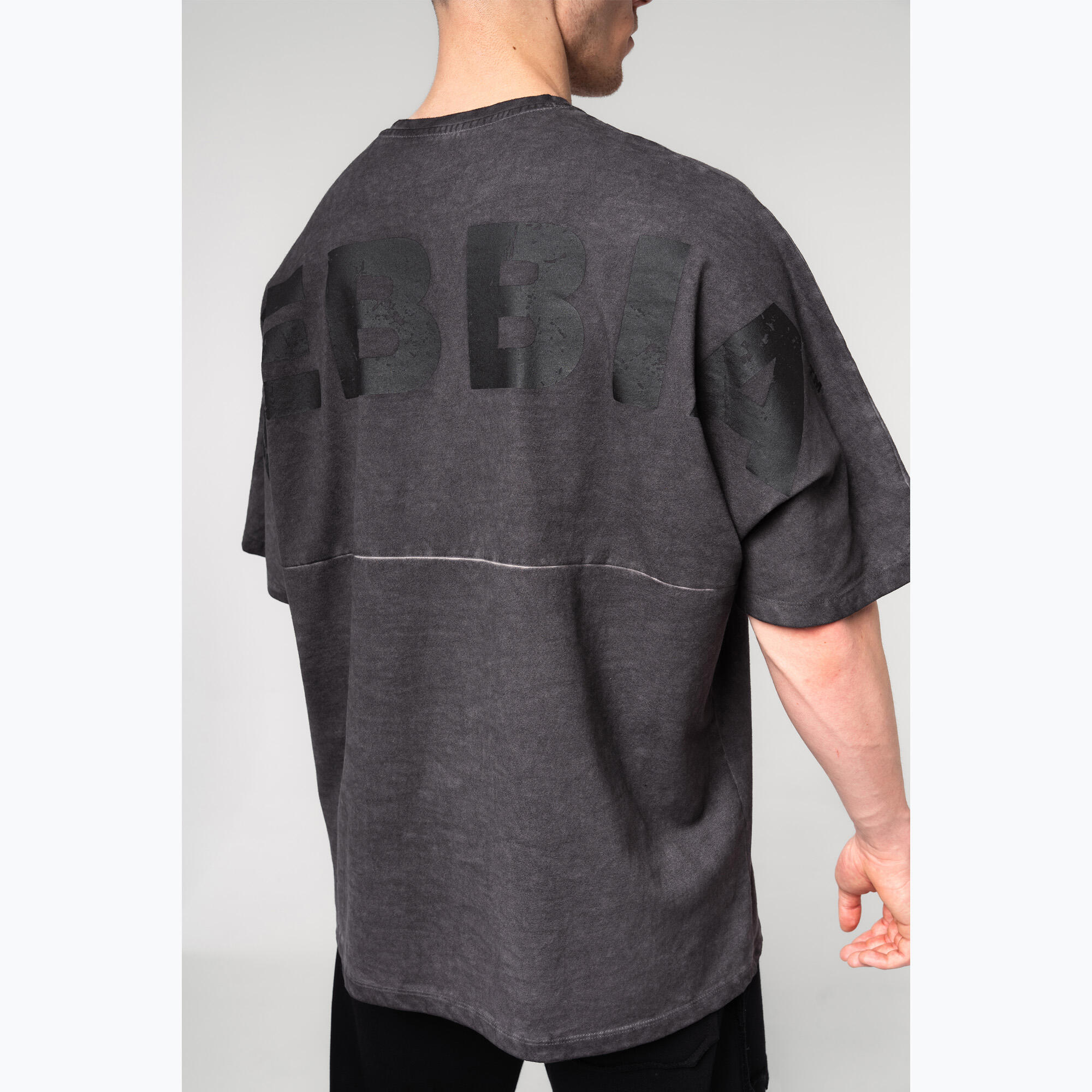 T-shirt d'entraînement homme NEBBIA Washed-Off Heavyweight No Shortcuts 4/5