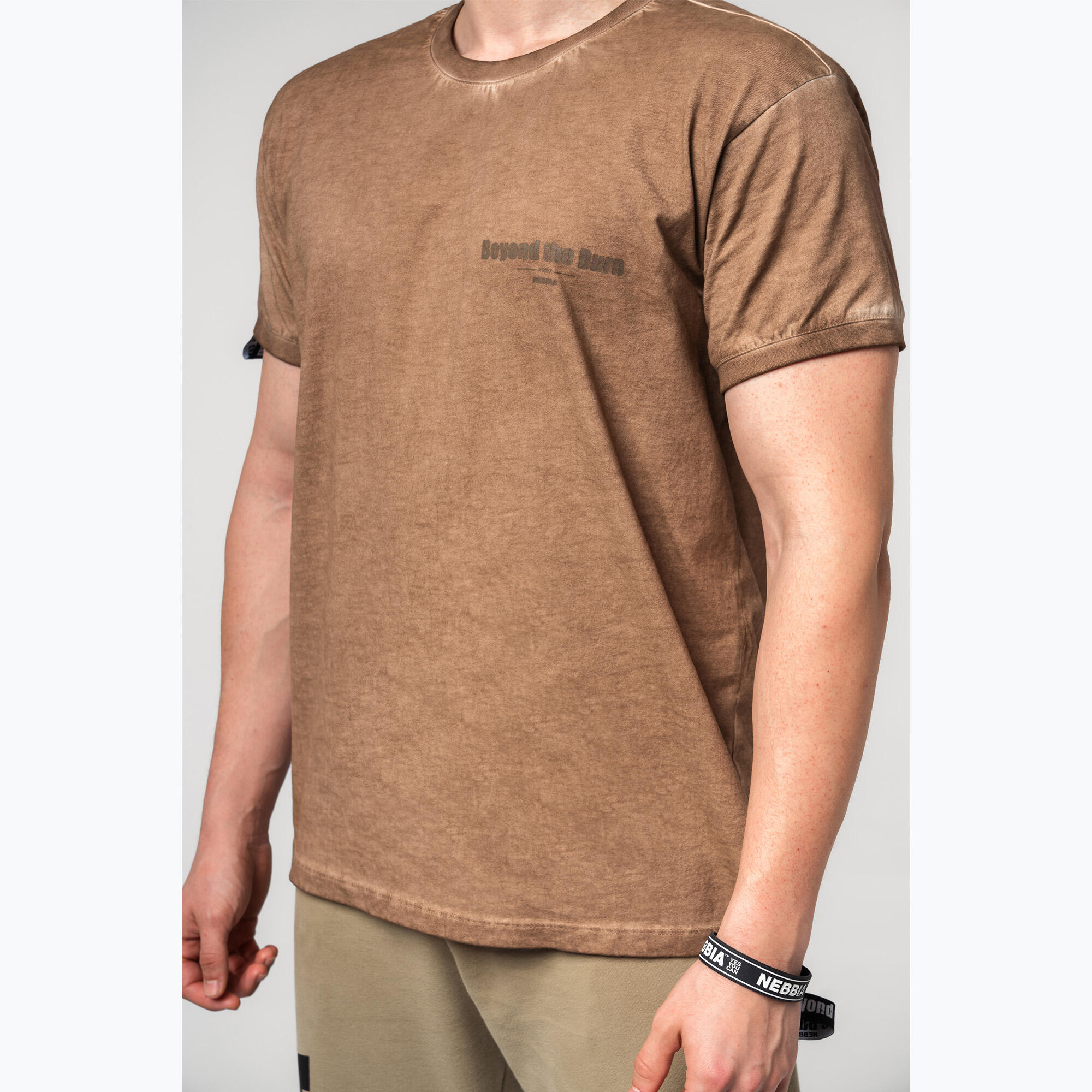 T-shirt d'entraînement homme NEBBIA Washed-Off Max Out 3/5