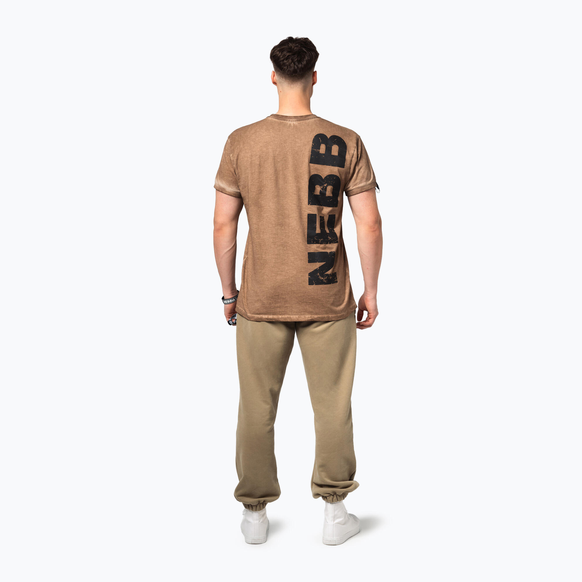 T-shirt d'entraînement homme NEBBIA Washed-Off Max Out 2/5