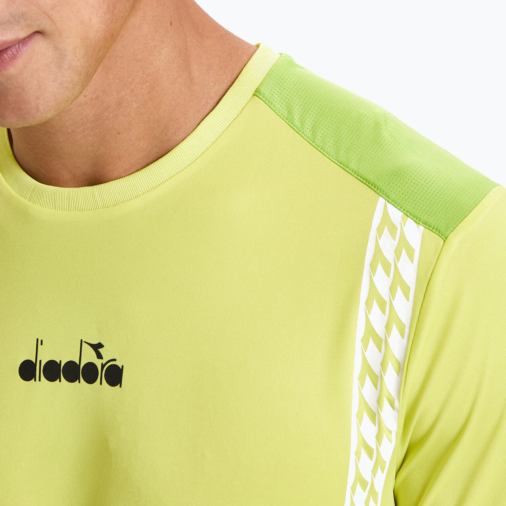 T-shirt homme Diadora Challenge vert source 4/6