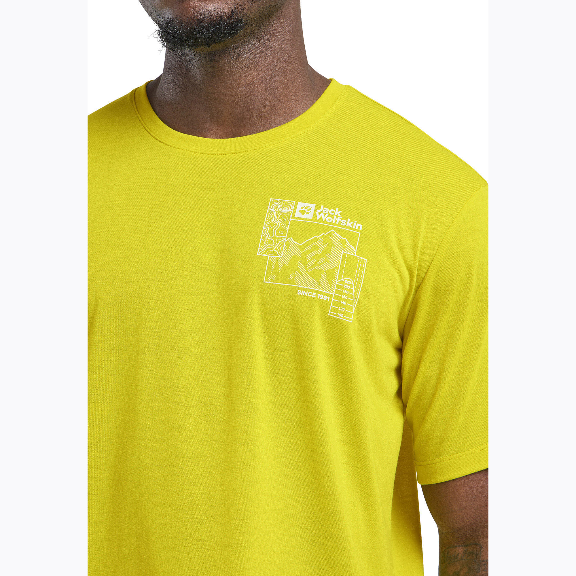 T-shirt de trekking homme Jack Wolfskin Vonnan Graphic 3/5