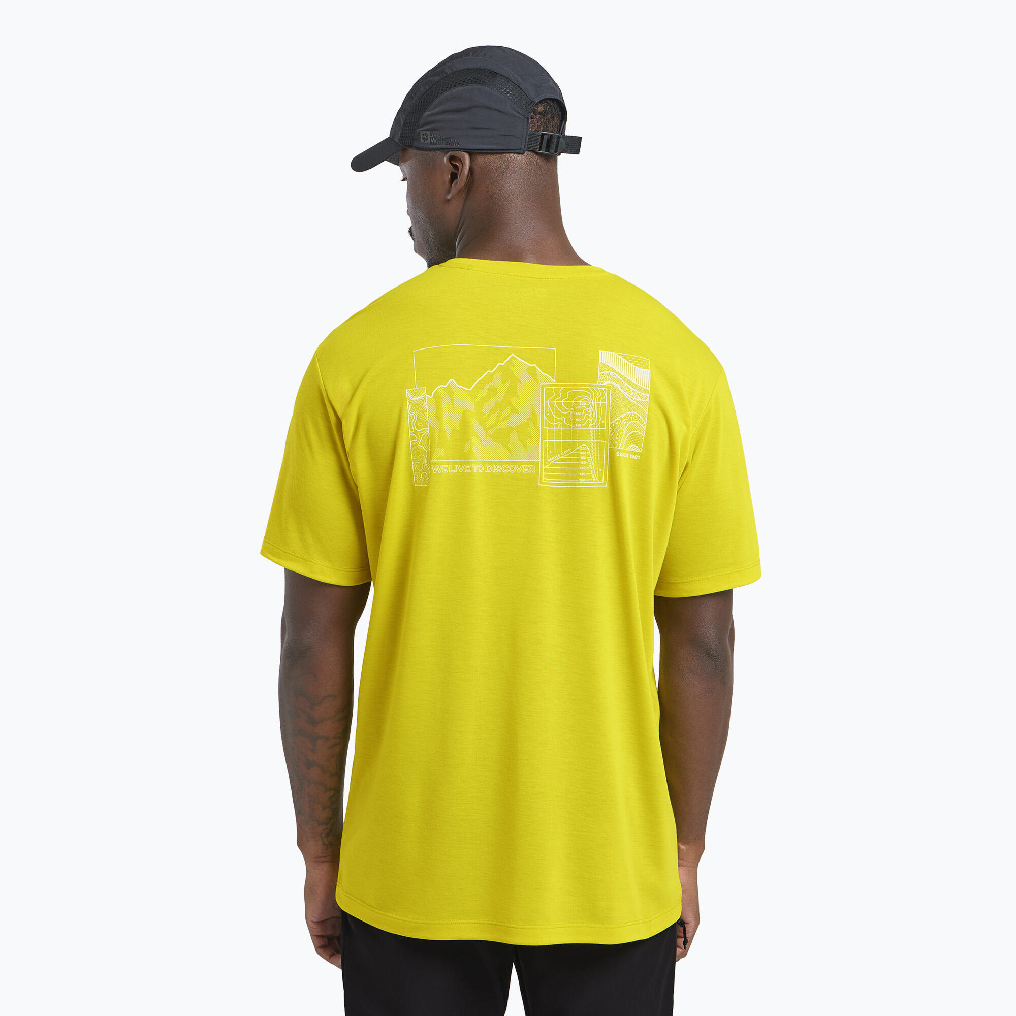 T-shirt de trekking homme Jack Wolfskin Vonnan Graphic 2/5