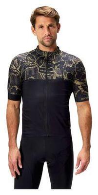 Heren endura fs260 floral short sleeve jersey zwart