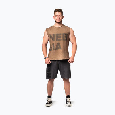 Heren trainingsshirt washed-off beastin