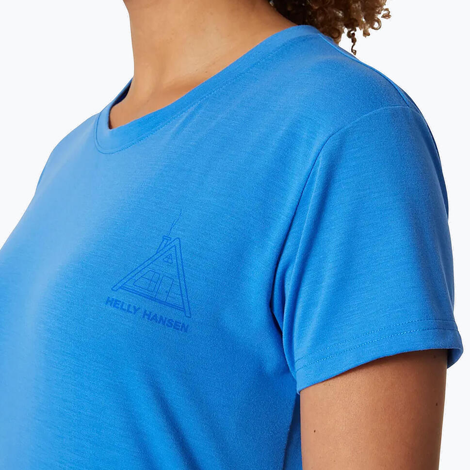 Koszulka damska Helly Hansen Skog Recycled Graphic ultra