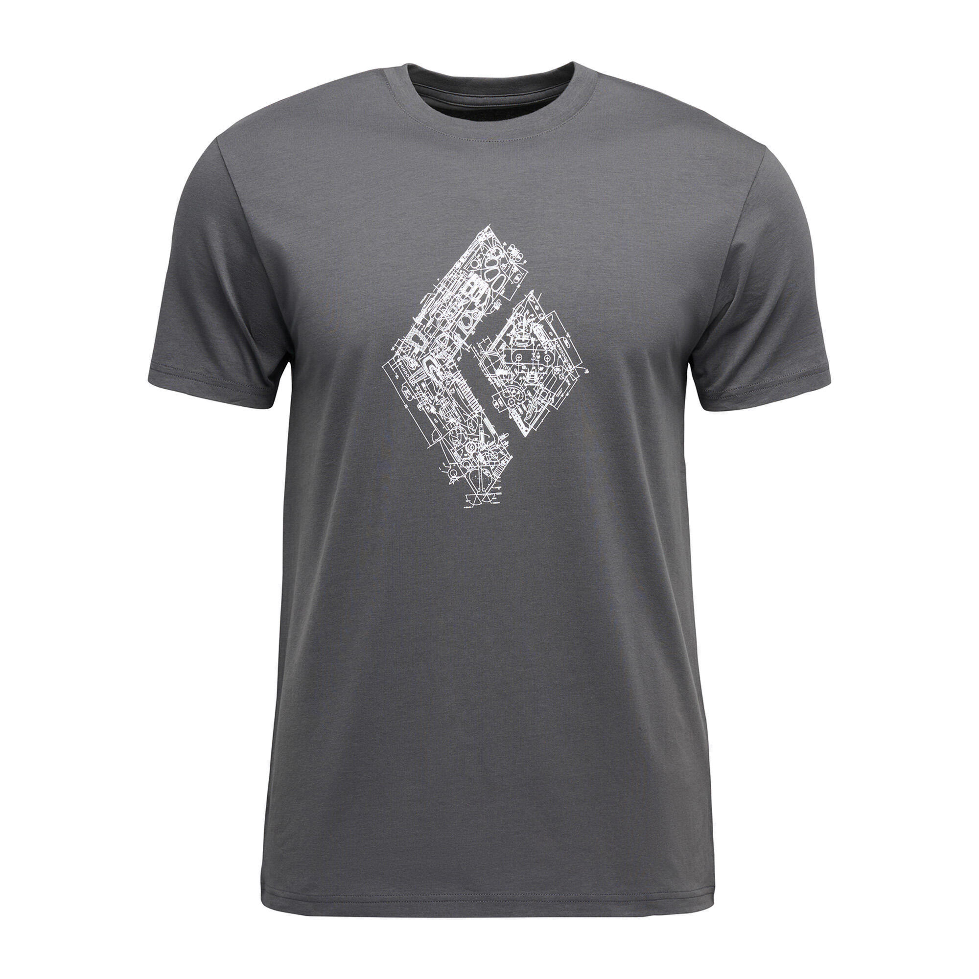 Koszulka bawełniana męska Black Diamond Engineered Diamond SS Tee 5/5