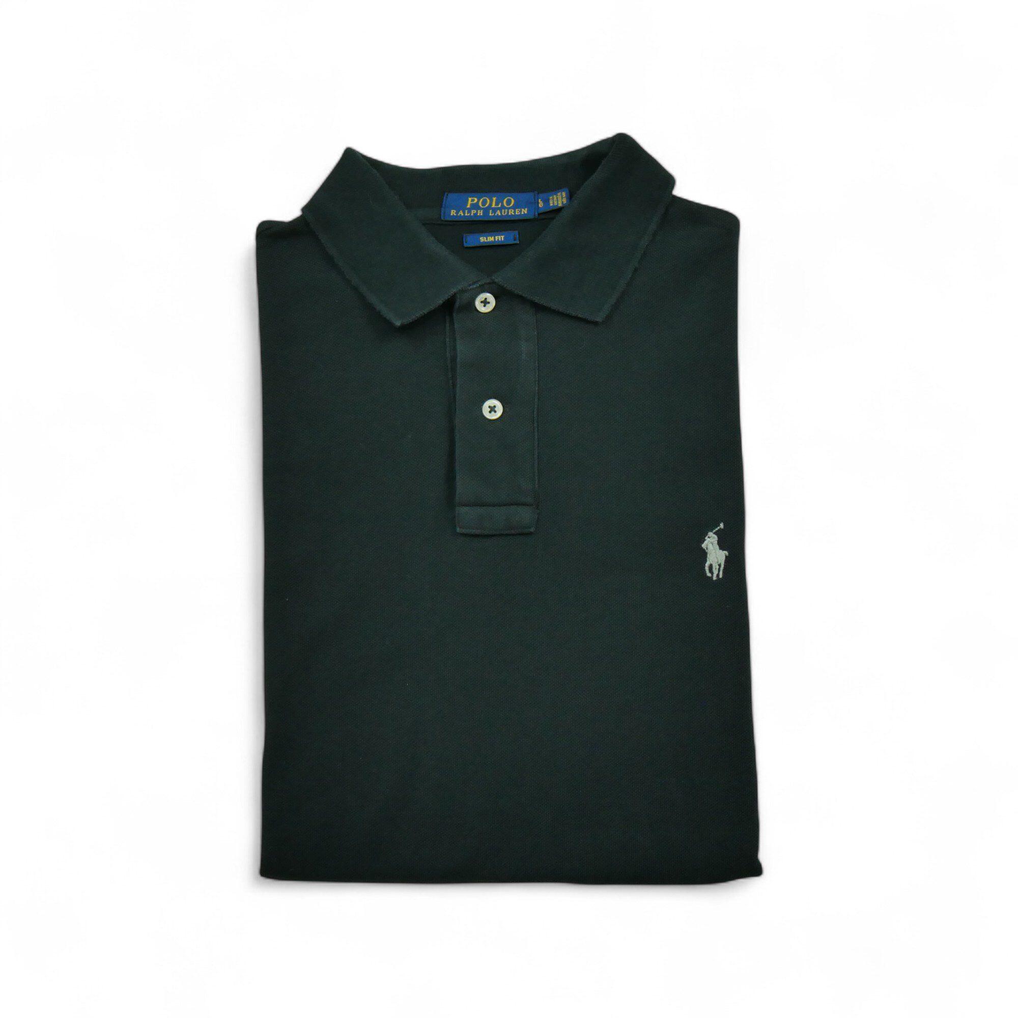 RALPH LAUREN Seconda Mano - Manica corta Polo uomo nero - Stato molto buono