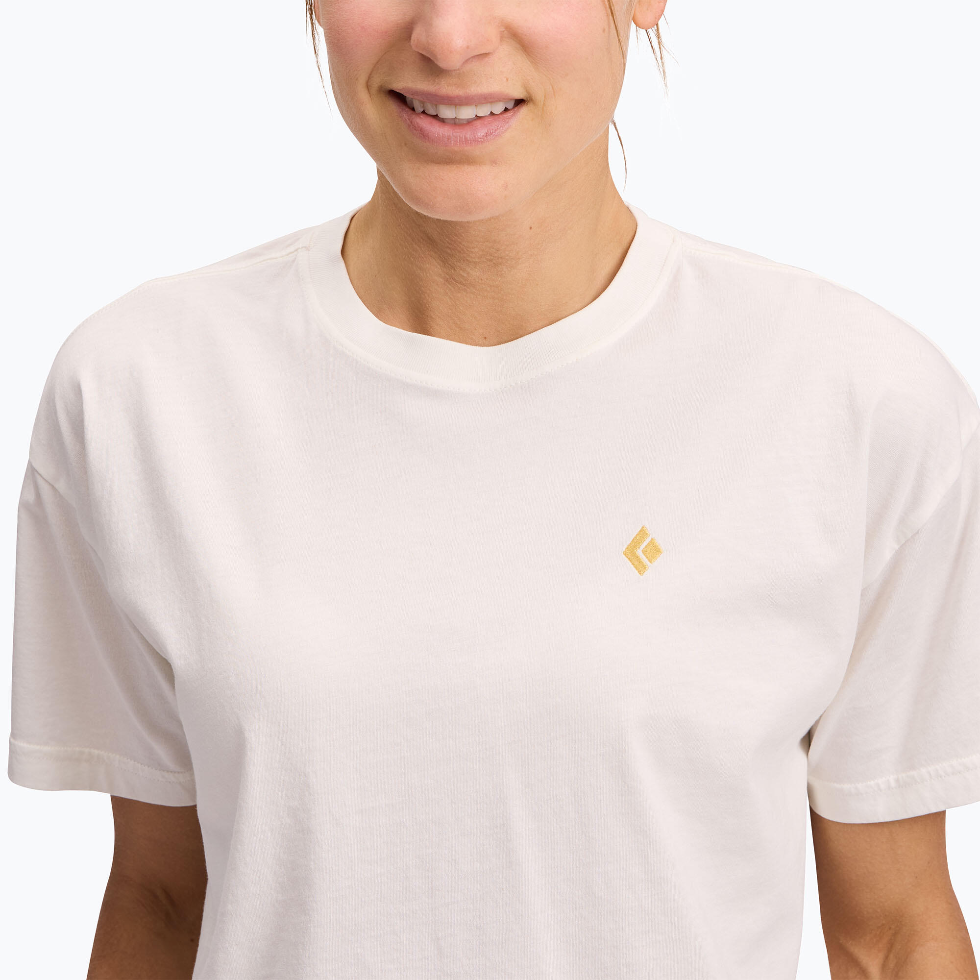Camiseta femenina Diamond Crops Tee off 3/5