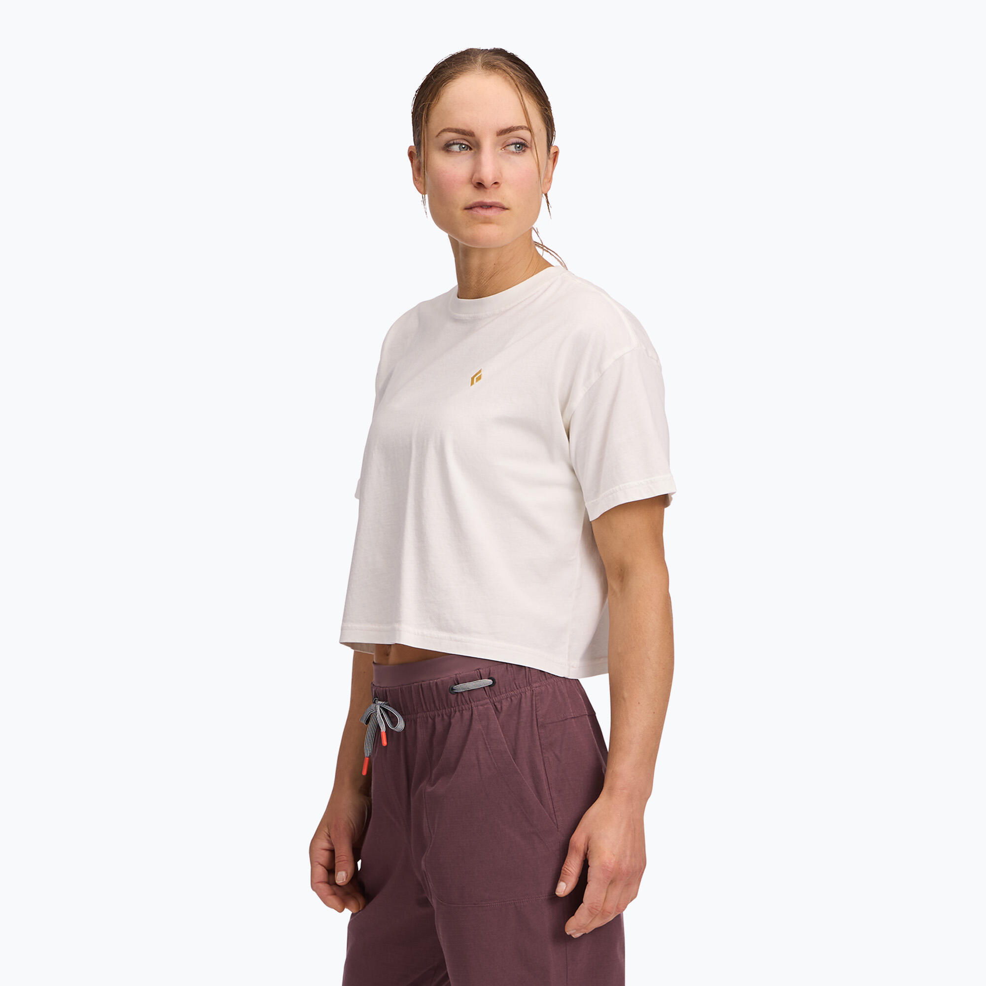 Camiseta femenina Diamond Crops Tee off 2/5