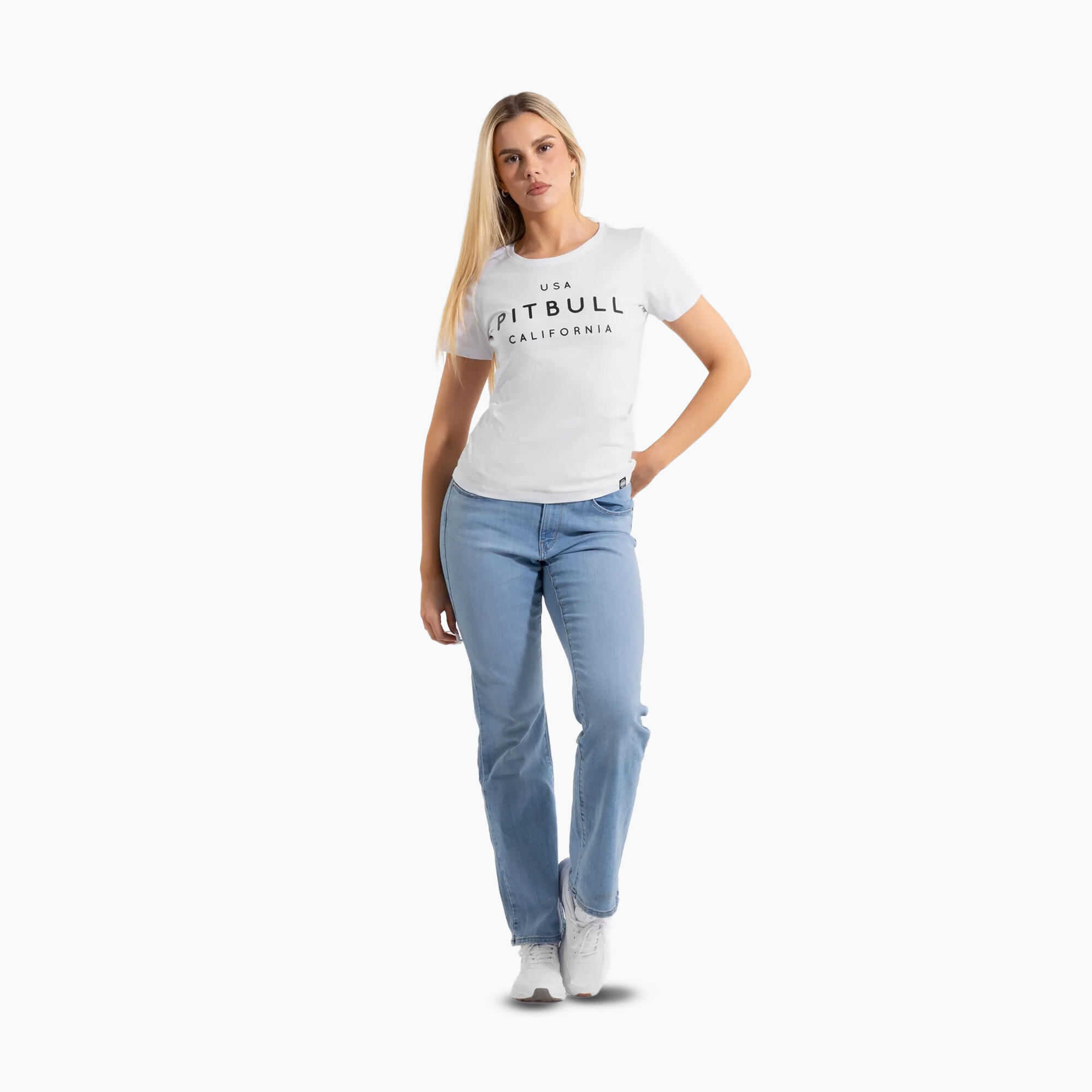 T-shirt femme Pitbull Usa Cal 1/5