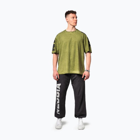 Heren trainingsshirt NEBBIA Washed-Off Lifting Club