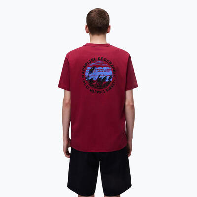 Heren t-shirt napapijri s-vignonil back tibetan r1e