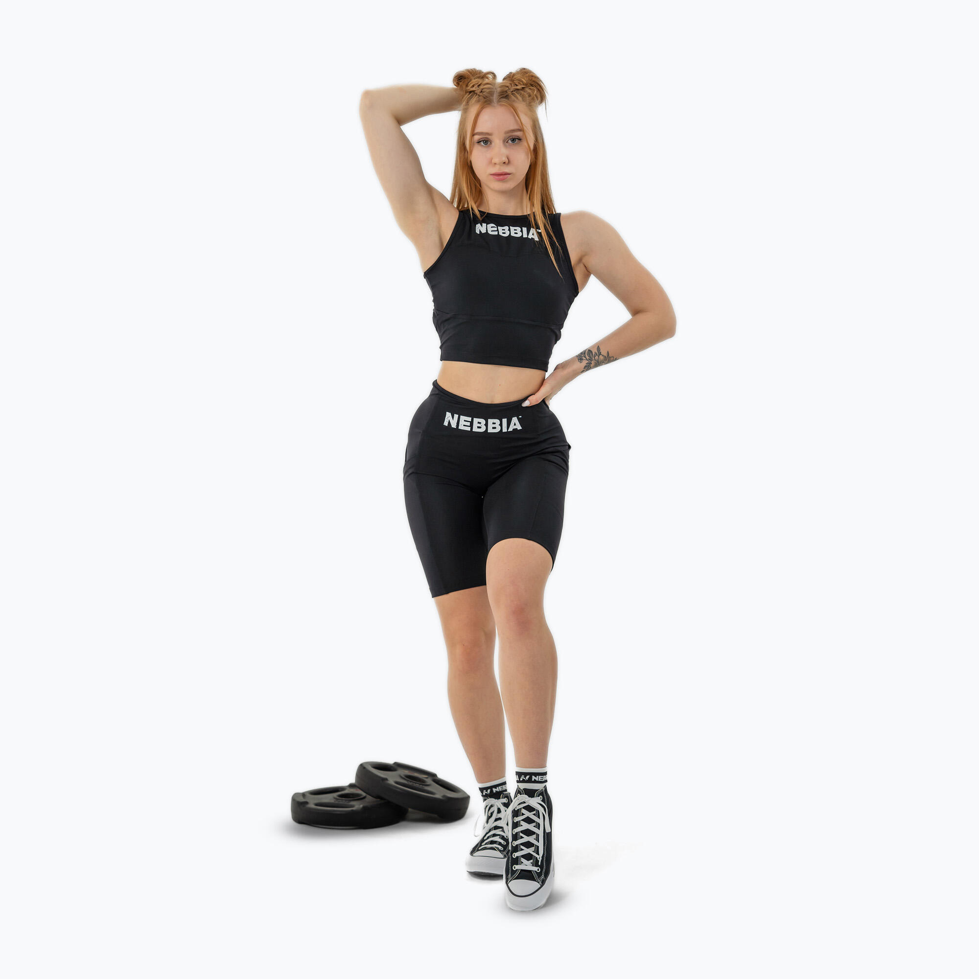 Nebbia - Débardeur De Sport Femme Nebbia Gym Therapy Cropped - Maillot Sans Manche - Noir - Decathlon