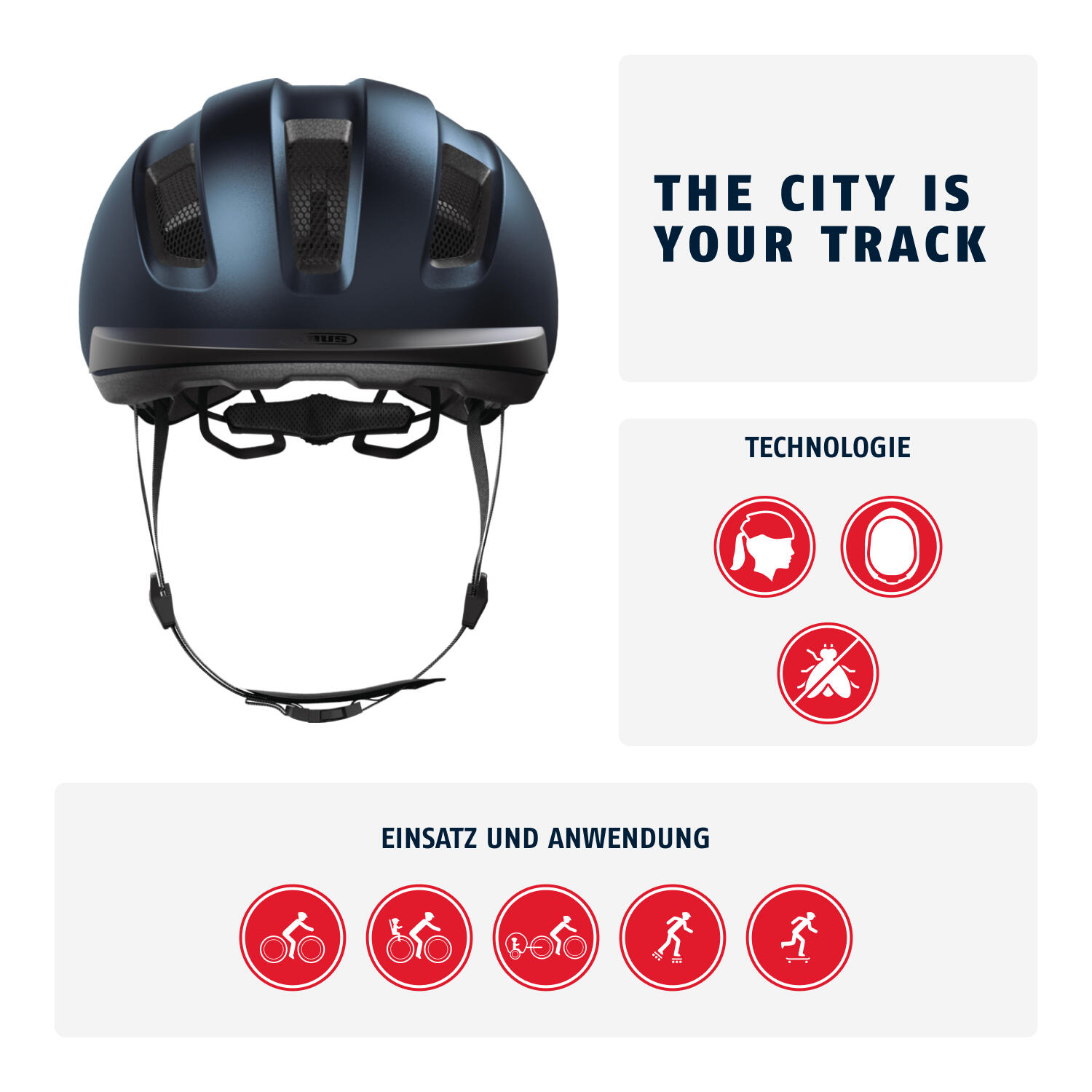 ABUS Purl-Y Ace Casque en Midnight Blue pour 51-55 cm 2/7