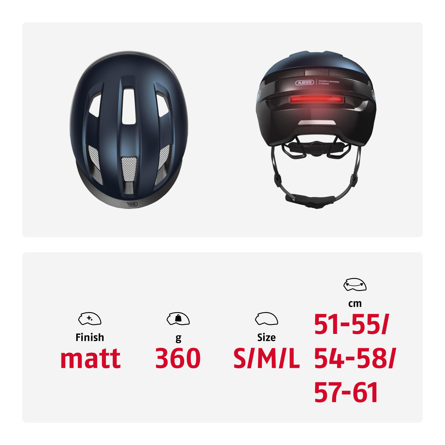 ABUS Purl-Y Ace Casque en Midnight Blue pour 51-55 cm 5/7