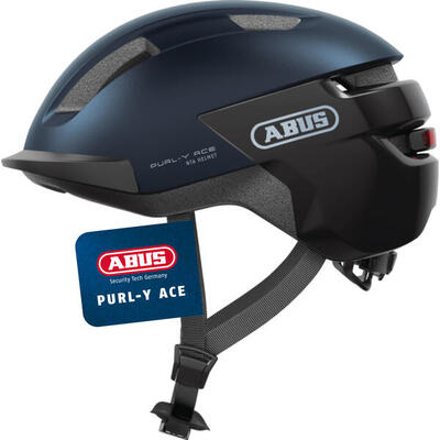Abus purl-y ace helm in midnight blue m 54-58 cm