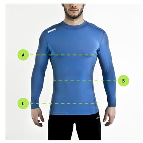 T-shirt da calcio uomo joma verde fluo 6/6