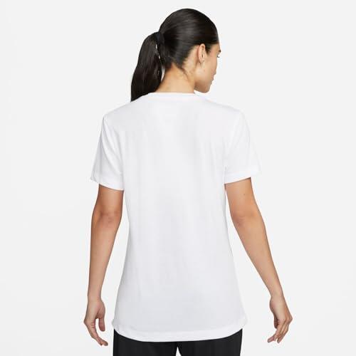 T-shirt donna nike bianco 5/6