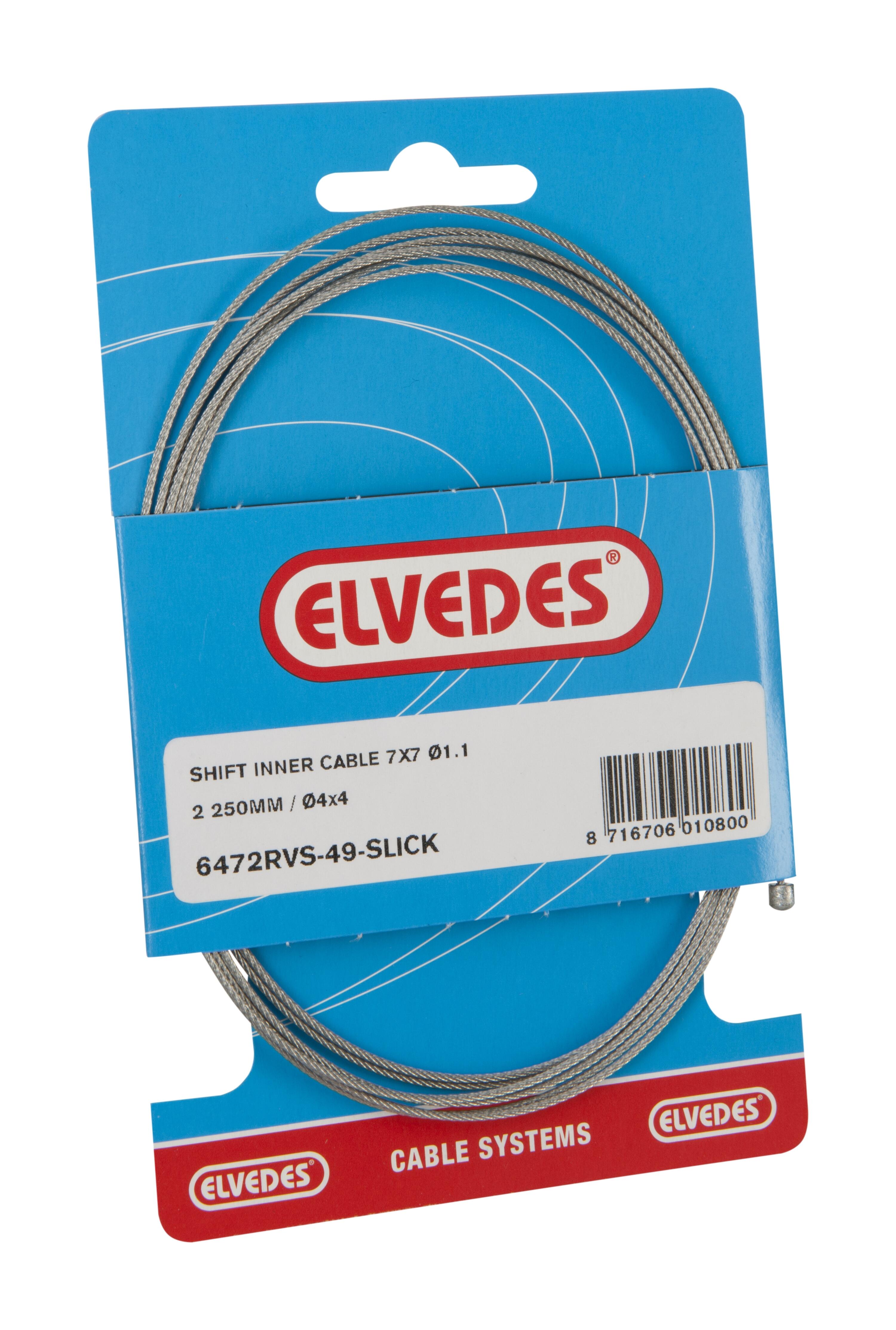 ELVEDES Cavo interno cambio Elvedes 2250 mm RVS Slick 1,1 mm con nipplo N.
