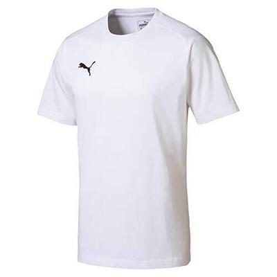 Maglietta Puma Liga Casuals Uomo - Bianco e Nero Classico