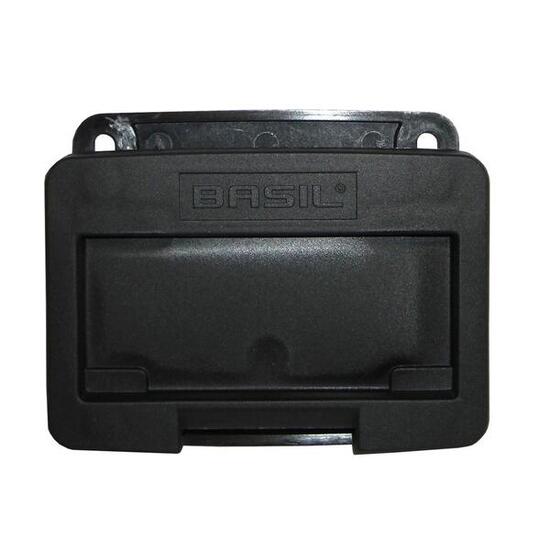 Basil Adapterplatte für VR-Körbe schwarz,auch f. Klickfix-Halter geeignet