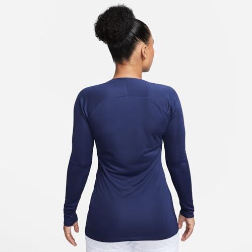 Maglie maniche lunghe da calcio donna nike blu 5/7