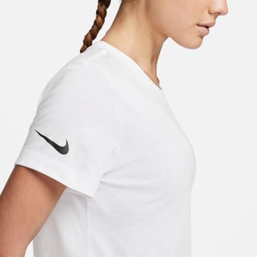 T-shirt donna nike bianco 5/6
