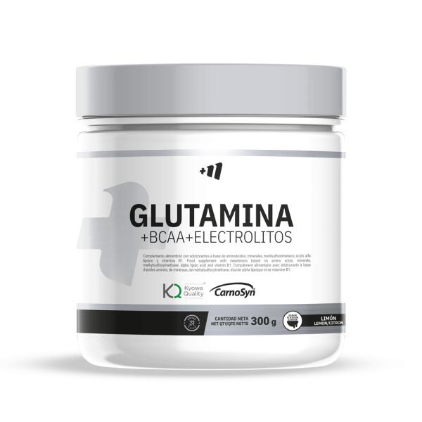 MMSUPPLEMENTS Kyowa® Glutamine + BCAA + Elektrolyten - 300 g Citroen MM Supplements